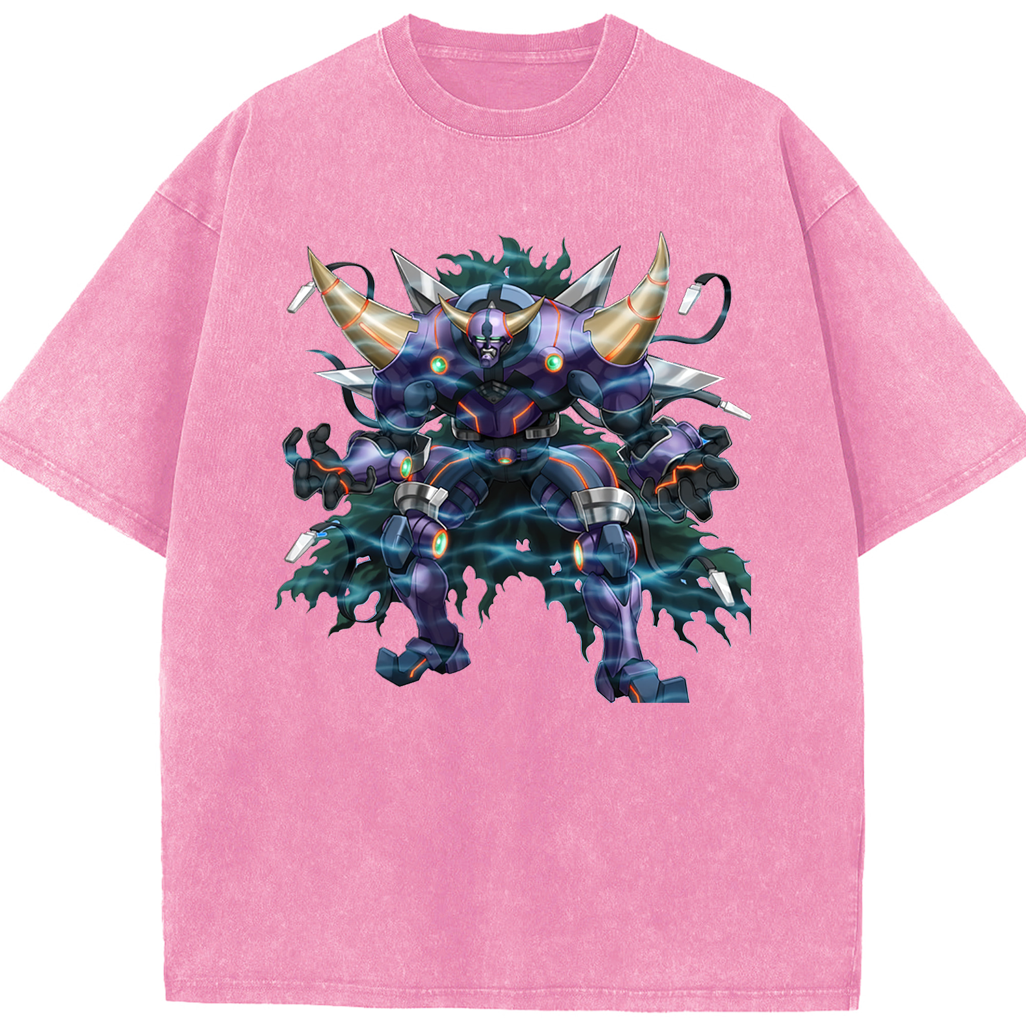 （画像用） 遊☆戯☆王 Yu-Gi-Oh! 綿100% ヴィンテージ風 半袖Tシャツ（フロントプリント）